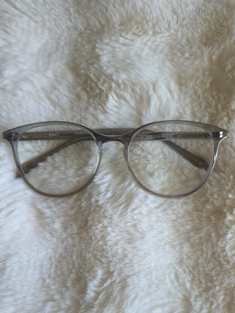 SALT. Round Clear Gray Eyeglasses